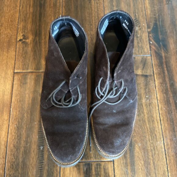 Dark Brown Suede Chukka Boots Men’s 43 Crepe Sole Handmade Italy main image 7